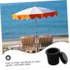 HOMOCONO Umbrella Hole Ring and Wedge Set, Non-Slip, for Garden, Patio, and Beach view 3