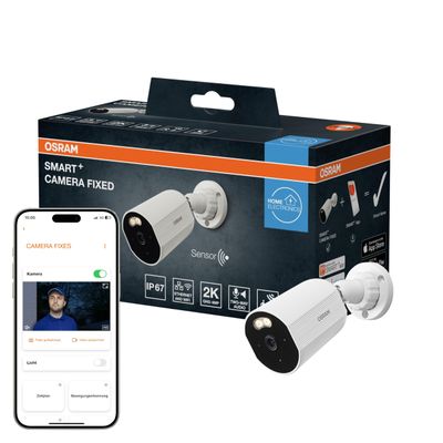 OSRAM SMART+ WiFi Outdoor Camera, 4MP 2K, IP67, Night Vision