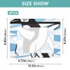 Multipurpose 3-Hole Pencil Pouches for A4 Paper, 2-Pack view 3