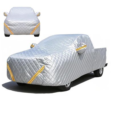 Hail Protection Car Cover Compatible with Mazda B2500 Pickup, All-Weather Outdoor Waterproof Cover (Silver)
