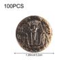 Ericetion 100-Piece Plastic Egyptian-Themed Game Coin Set view 2