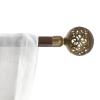 Elegant ABS Curtain Rod Finials, 2 Pieces, Gold view 3