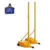 HAVVMK Badminton Net Stand, 1.55 m High, with Wheels view 2