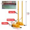HAVVMK Badminton Net Stand, 1.55 m High, with Wheels view 3