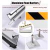 Reusable Aluminum Flood Barrier, Waterproof Flood Protection for Doors and Garage Entrances, 200 x 80 cm view 3