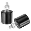 QUARKZMAN 2-Pack Sliding Gate Guide Rollers, 1.7 in, Black view 1