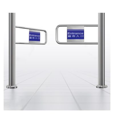 IYUESQ Automatic One-Way Swing Gate, Stainless Steel Access Gate