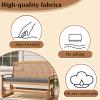 AZMAHT Bench Cushion, Khaki, 120 x 40 x 5 cm view 2