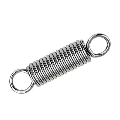 5-Pack 304 Stainless Steel Extension Springs with Hooks, 1 mm Wire, 10 mm OD, 30 mm Length