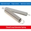 5-Pack 304 Stainless Steel Extension Springs with Hooks, 1 mm Wire, 10 mm OD, 30 mm Length view 4