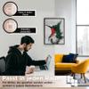 Stallmann Design 90 x 90 cm Picture Frame, Black | Anti-Glare Acrylic Glass | 40 mm Wide Frame view 3