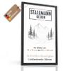Stallmann Design Picture Frame 33 x 98 in Black | Anti-Reflective Acrylic Glazing | 20 mm-Wide Frame Molding view 1