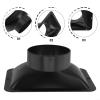 Compact ABS Wall Flange Vent Connection for Duct Fans, 150 mm view 4