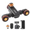 Goshyda Wireless Video Camera Slider with 3 Wheels, Motorized Camera Slider with 3-Speed Remote Control for DSLR Camcorders and Smartphone Time-Lapse view 4