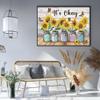 ARVALOLET Sunflower Printed Cross-Stitch Kit, 50 x 40 cm, DIY, 11-Count view 3