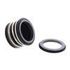 GuidNaurys 109 Mechanical Seal, 17 mm ID, 109-17-G60, Silicon Carbide, FKM Rubber Bellows view 3