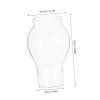 Glass Chimney for Oil Lamp, Vintage Kerosene Lamp with Wind Protection view 2