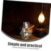 Glass Chimney for Oil Lamp, Vintage Kerosene Lamp with Wind Protection view 4