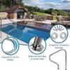 Pool Handrail with Blue Grip Cover view 2