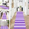 ZUZEKU Washable Non-Slip Runner Rug, Purple, 50 x 180 cm view 1