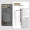 Space-Saving Kitchen Roll and Toilet Paper Holder, No Drilling view 2
