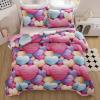 Caressma 5D Heart Bedding Set, Queen Size, 3-Piece view 3