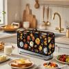 NETILGEN Pumpkin Maple Leaf 2-Slice Slim Toaster Cover view 3
