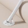 Extendable Angled Curtain Rod with Bracket, Cut-to-Size Corner Shower Rod view 1