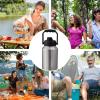 Outdoor Ice Bucket, Portable Water Bottle with Handle view 4