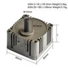 ELILANEY 1-Piece 80 x 80 mm Flange Gearbox, 10 mm Output Shaft, Induction Motor Gearhead, Torque Reduction (15K) view 3