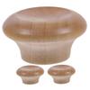KOCKSHION 3-Piece Universal Brown Pot Lid Knobs, Synthetic Material, Easy to Install, Classic Replacement Handles for Pots and Pans view 1
