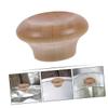 KOCKSHION 3-Piece Universal Brown Pot Lid Knobs, Synthetic Material, Easy to Install, Classic Replacement Handles for Pots and Pans view 4