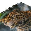 GMUKIFFY Lonely Leopard Shower Curtain, Vintage Wildlife Design, Waterproof Polyester, 183 x 183 cm view 4