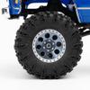 ZHRCFUN 4-Piece 1.3-Inch CNC Beadlock Wheels for Axial SCX24 and TRX4M RC Crawlers, Titanium view 2