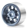 ZHRCFUN 4-Piece 1.3-Inch CNC Beadlock Wheels for Axial SCX24 and TRX4M RC Crawlers, Titanium view 4