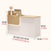 ASDQWER Modern Reception Counter with Shelves and Lockable Drawers, F, L100 cm/39.7 in view 2