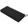JORTUIO Outdoor Bench Cushion, Waterproof, Non-Slip, Black, 150 x 55 x 5 cm view 1