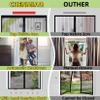Magnetic Screen Door, 85 x 240 cm, Black view 3