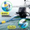 Water Ski Tow Rope with Quick Connector for Tubes, 4-Person Tow Harness view 2