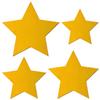 Yellow Wooden Star V3, Double-Sided, 3 mm Birch Plywood view 2