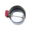 AYNRJKKX 4" 5" 6" 8" 220V 12V Stainless Steel Electric Solenoid Air Duct Motorized Damper Valve for Ventilation, 100/125/150/200 mm (DC 12V, 125 mm) view 4