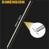 EXKURPOO Stainless Steel Solid Round Rods, 2-Pack, 6 mm x 300 mm view 3
