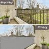 Balcony Privacy Screen 96 x 540 cm, Light Gray view 4