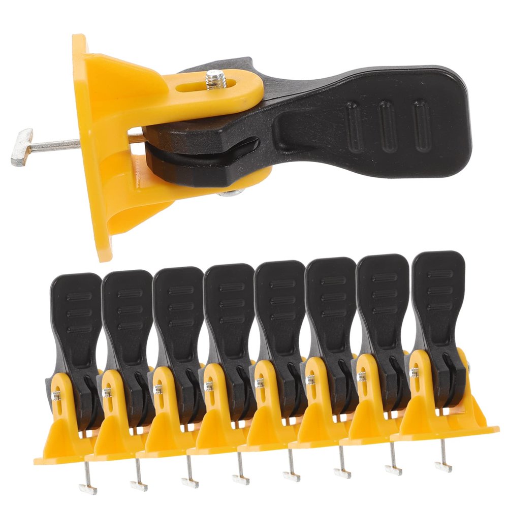 HOUDERCO 50-Piece Tile Leveling Tool Set, Plastic and Steel, 1.5 mm Pin Width