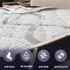The White Stone Mattress Protector 140 x 200 cm with Elastic Straps view 2