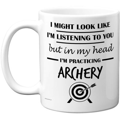 Stuff4 Archery, In My Head Mug