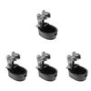 Toddmomy 4-Piece Circulating Water Fountain Hydroponic Planters view 1