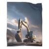 DAFUfbw Soft Excavator Throw Blanket, 60 x 80 in (150 x 200 cm), 340 GSM Flannel Fleece view 2