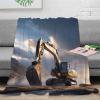 DAFUfbw Soft Excavator Throw Blanket, 60 x 80 in (150 x 200 cm), 340 GSM Flannel Fleece view 3