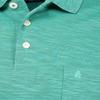 RAGMAN Men's Softknit Polo, Flame Design, Emerald-378, L view 3